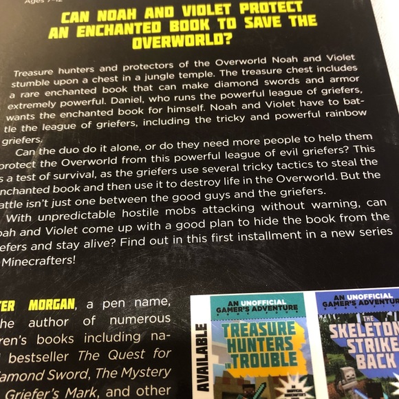 Unofficial Minecraft Adventure Novel - Book #1 The Secret Treasure - Picture 5 of 8